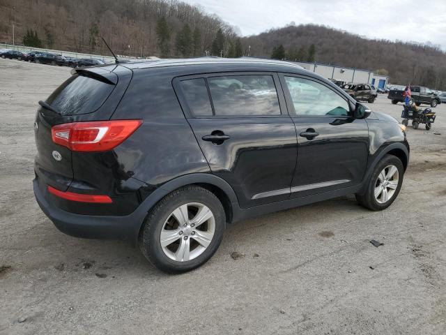 KNDPB3A25C7266281 - 2012 KIA SPORTAGE BASE BLACK photo 3