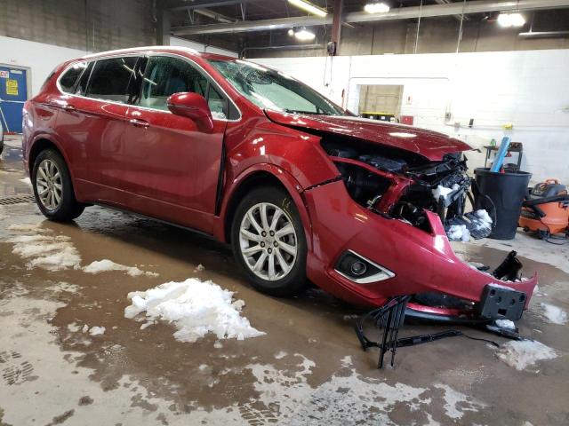 LRBFXCSA5KD145770 - 2019 BUICK ENVISION ESSENCE RED photo 4