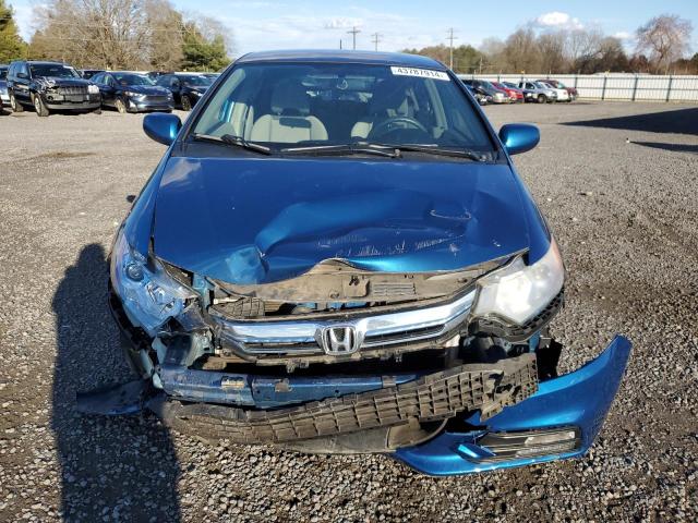 JHMZE2H31ES001834 - 2014 HONDA INSIGHT BLUE photo 5