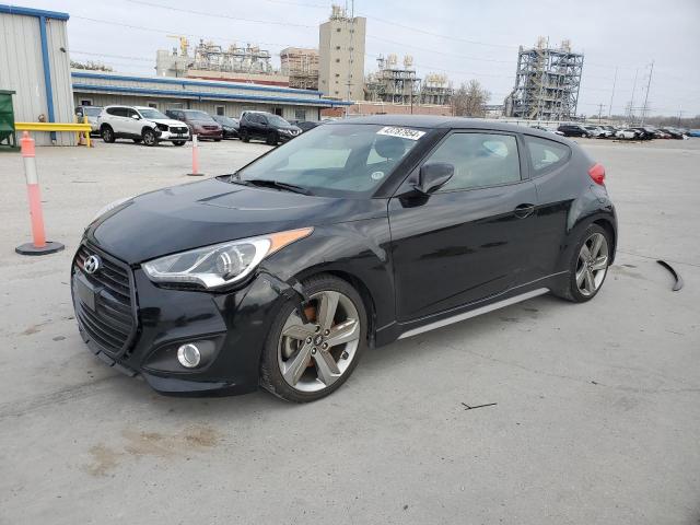 KMHTC6AE0DU163856 - 2013 HYUNDAI VELOSTER TURBO BLACK photo 1