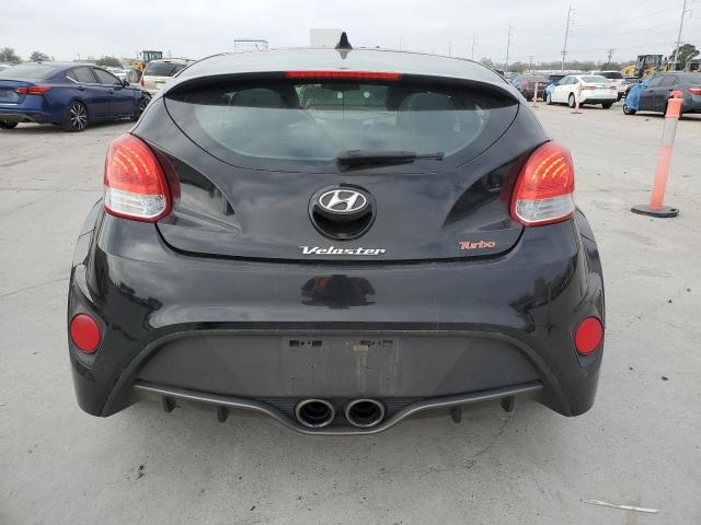 KMHTC6AE0DU163856 - 2013 HYUNDAI VELOSTER TURBO BLACK photo 6