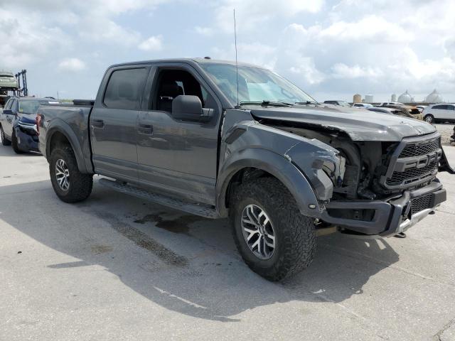 1FTFW1RG9JFB02068 - 2018 FORD F150 RAPTOR GRAY photo 4