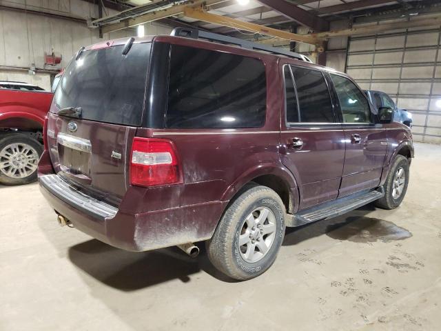 1FMJU1G53AEA88025 - 2010 FORD EXPEDITION XLT MAROON photo 3