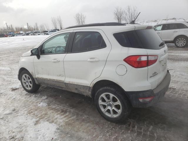 MAJ6P1UL7JC249451 - 2018 FORD ECOSPORT SE WHITE photo 2