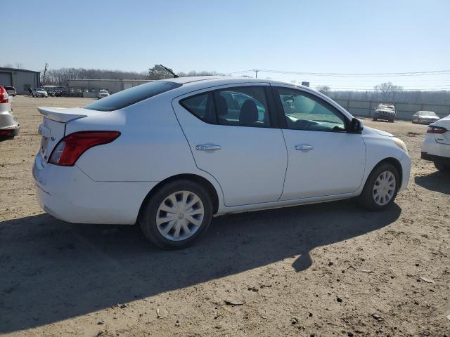 3N1CN7APXDL868201 - 2013 NISSAN VERSA S WHITE photo 3