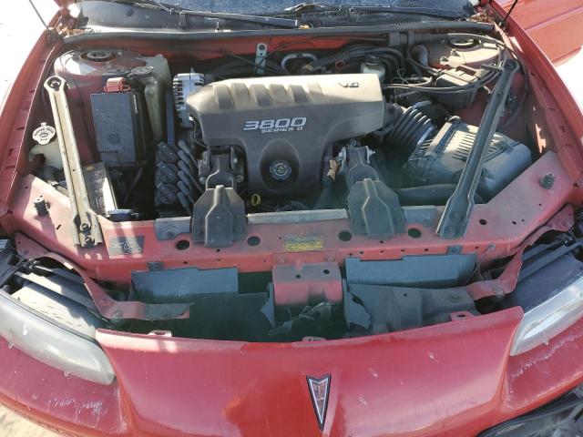 1G2WJ52K2YF231708 - 2000 PONTIAC GRAND PRIX SE წითელი ფოტო 11