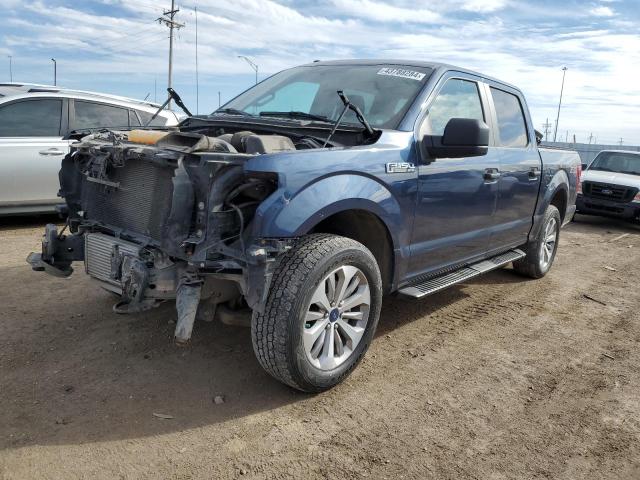 1FTEW1EP6JFA06089 - 2018 FORD F150 SUPERCREW BLUE photo 1