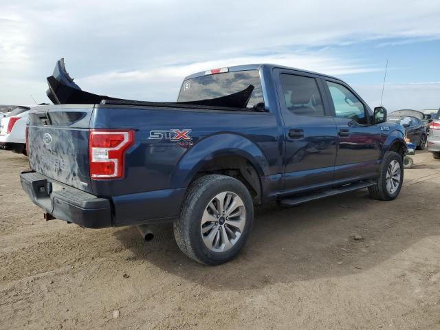 1FTEW1EP6JFA06089 - 2018 FORD F150 SUPERCREW BLUE photo 3