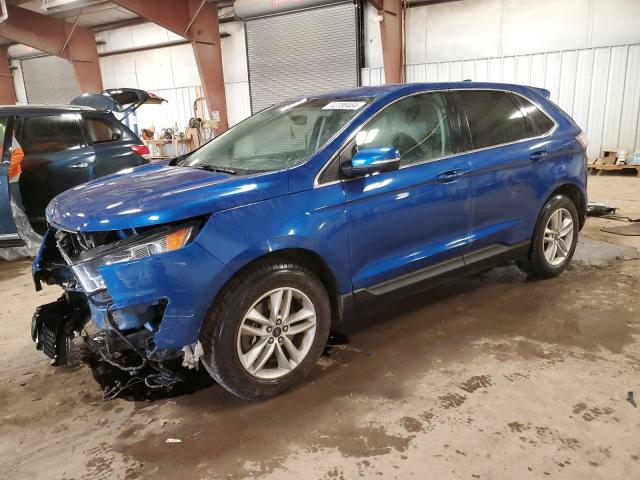 2FMPK4J92JBB51026 - 2018 FORD EDGE SEL BLUE photo 1