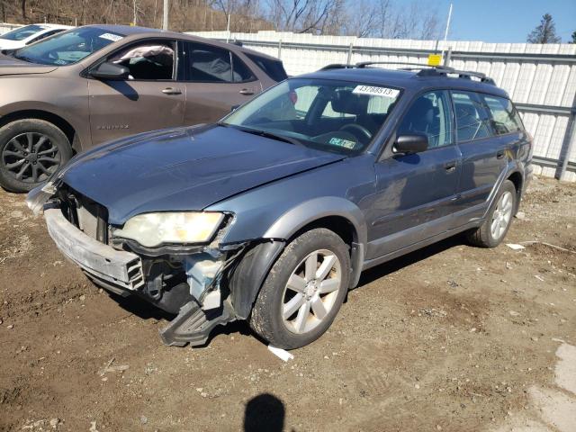 4S4BP61C867360905 - 2006 SUBARU LEGACY OUTBACK 2.5I BLUE photo 1