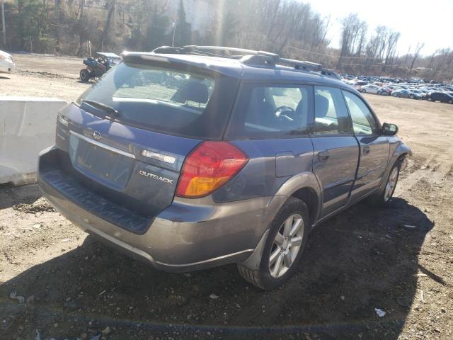 4S4BP61C867360905 - 2006 SUBARU LEGACY OUTBACK 2.5I BLUE photo 3