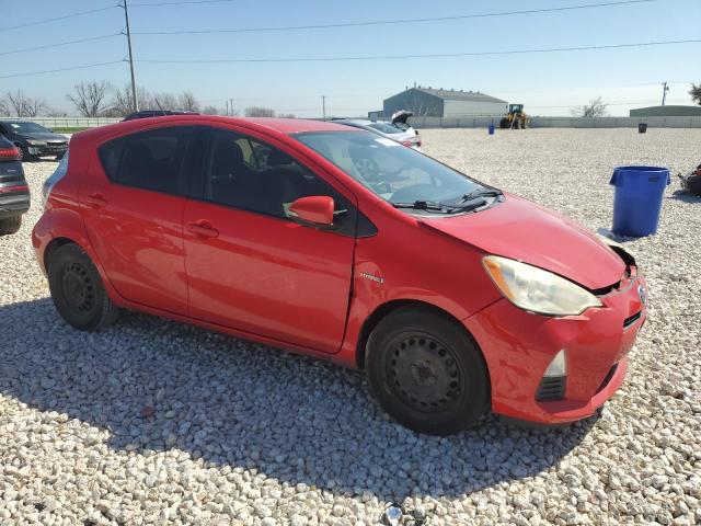 JTDKDTB35C1502569 - 2012 TOYOTA PRIUS C RED photo 4