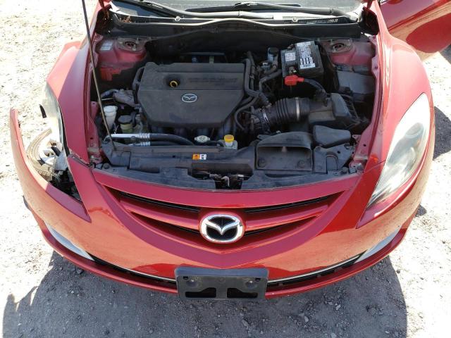 1YVHZ8EH6C5M14276 - 2012 MAZDA 6 I BURGUNDY photo 11