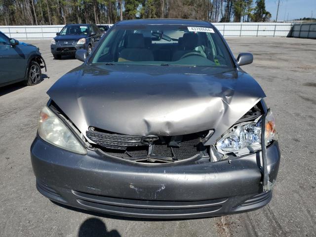 4T1BE32K73U684841 - 2003 TOYOTA CAMRY LE CHARCOAL photo 5