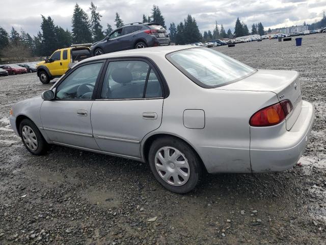 1NXBR12E72Z592050 - 2002 TOYOTA COROLLA CE SILVER photo 2