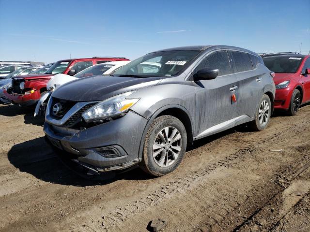 5N1AZ2MH2GN156443 - 2016 NISSAN MURANO S GRAY photo 1