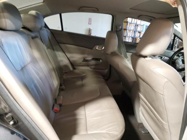 19XFB2F99CE317146 - 2012 HONDA CIVIC EXL ნაცრისფერი ფოტო 10