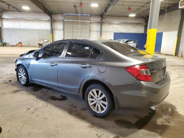 19XFB2F99CE317146 - 2012 HONDA CIVIC EXL GRAY photo 2