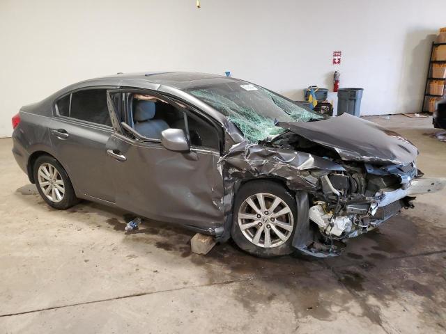 19XFB2F99CE317146 - 2012 HONDA CIVIC EXL ნაცრისფერი ფოტო 4