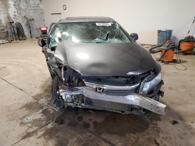 19XFB2F99CE317146 - 2012 HONDA CIVIC EXL ნაცრისფერი ფოტო 5