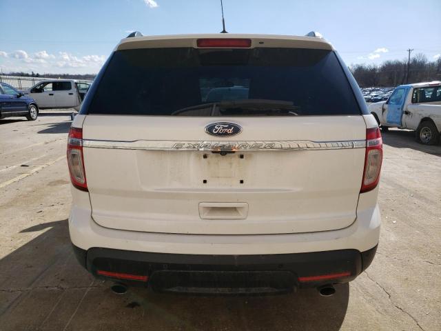 1FMHK7D80CGA60051 - 2012 FORD EXPLORER XLT WHITE photo 6