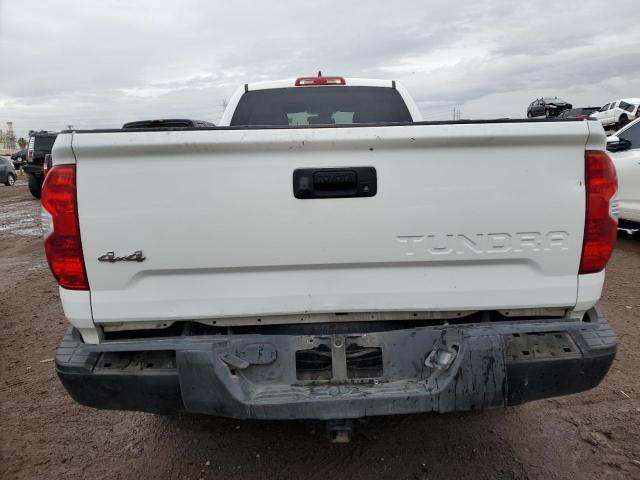 5TFCY5F10LX025771 - 2020 TOYOTA TUNDRA DOUBLE CAB SR/SR5 WHITE photo 6