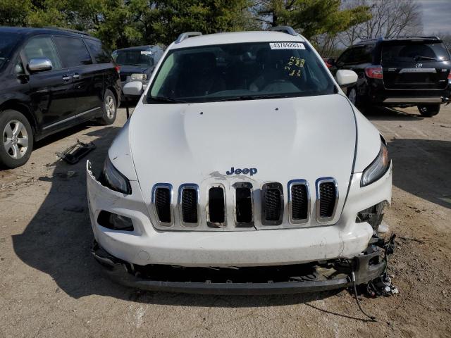 1C4PJLCS0EW117284 - 2014 JEEP CHEROKEE LATITUDE WHITE photo 5