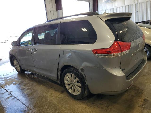 5TDDK3DC4CS036518 - 2012 TOYOTA SIENNA XLE SILVER photo 2