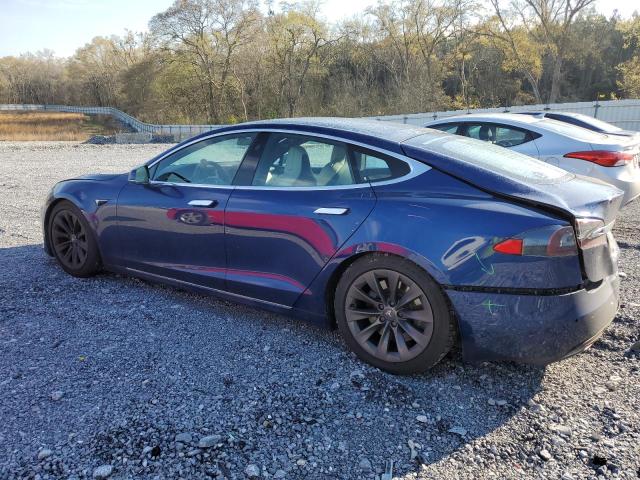 5YJSA1E23LF352260 - 2020 TESLA MODEL S Կապույտ լուսանկար 2