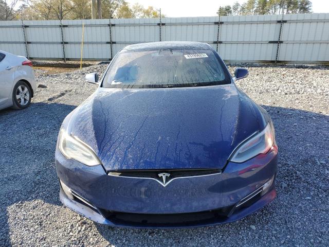 5YJSA1E23LF352260 - 2020 TESLA MODEL S Կապույտ լուսանկար 5