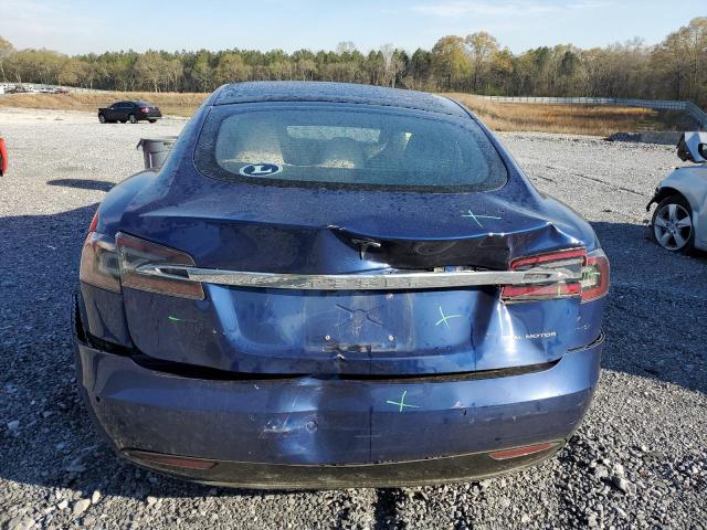 5YJSA1E23LF352260 - 2020 TESLA MODEL S Կապույտ լուսանկար 6