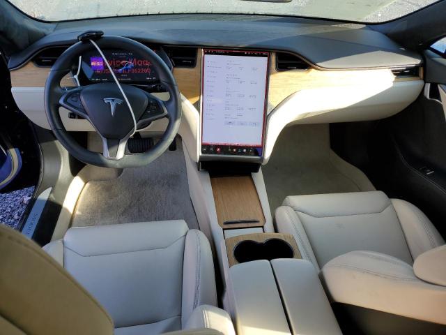 5YJSA1E23LF352260 - 2020 TESLA MODEL S Կապույտ լուսանկար 8