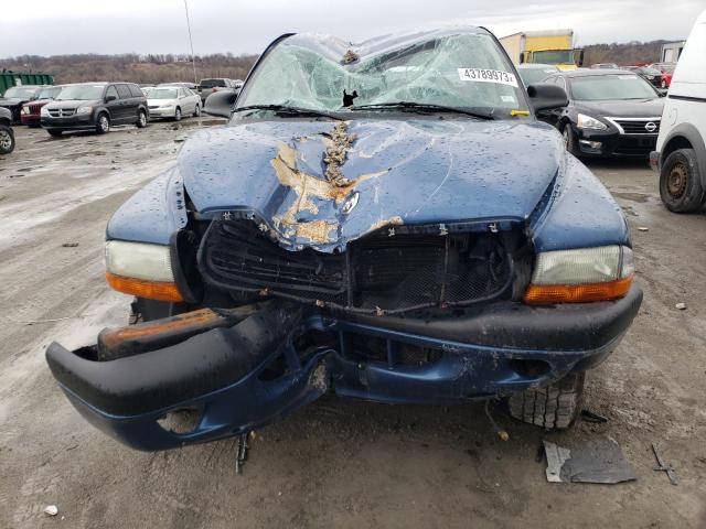 1D7HG38N03S124204 - 2003 DODGE DAKOTA QUAD SPORT BLUE photo 5