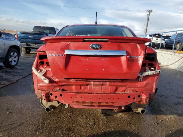 JF1GE61698H513434 - 2008 SUBARU IMPREZA SE 2.5I RED photo 6