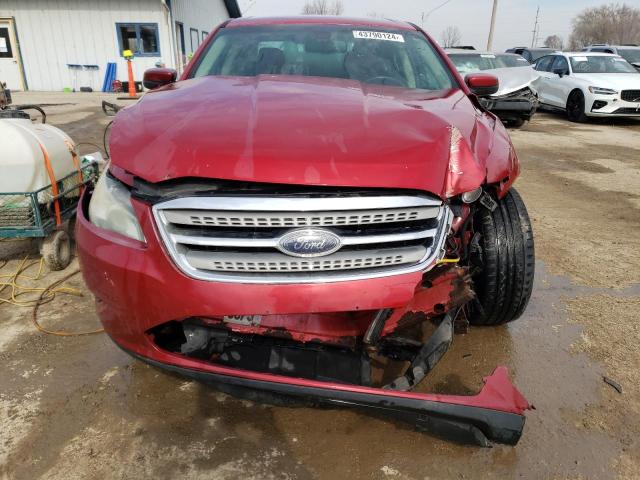 1FAHP2HW2AG116656 - 2010 FORD TAURUS SEL BURGUNDY photo 5