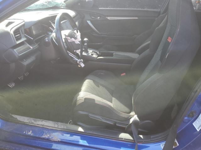 2HGFC3A59KH750476 - 2019 HONDA CIVIC SI BLUE photo 7