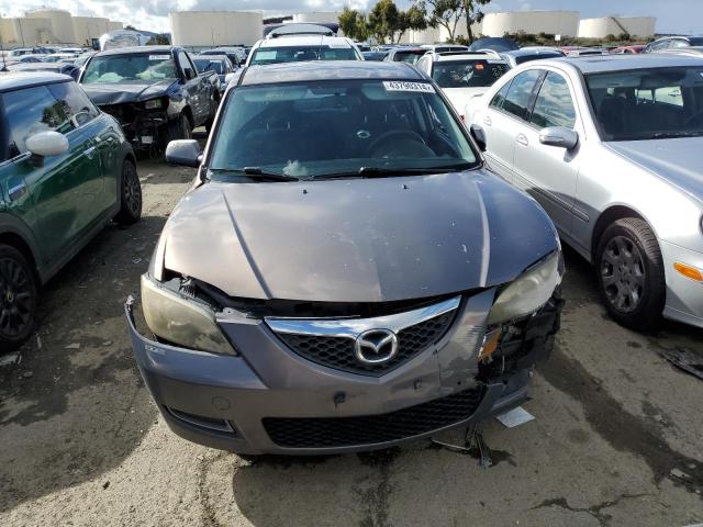 JM1BK12G971744025 - 2007 MAZDA 3 I GRAY photo 5