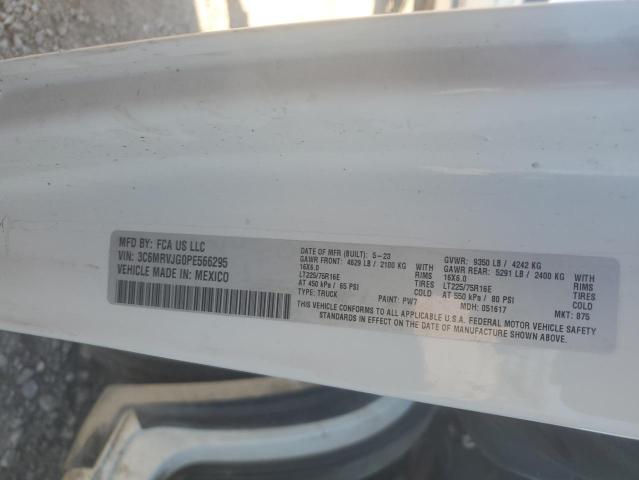 3C6MRVJG0PE566295 - 2023 RAM PROMASTER 3500 HIGH Blanc photo 14