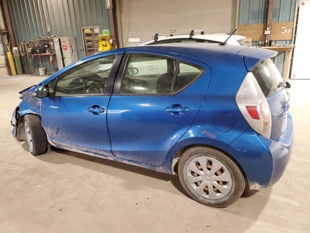 JTDKDTB38D1539102 - 2013 TOYOTA PRIUS C BLUE photo 2