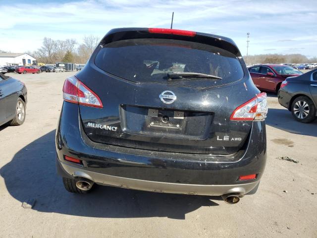 JN8AZ1MW7BW182931 - 2011 NISSAN MURANO S BLACK photo 6