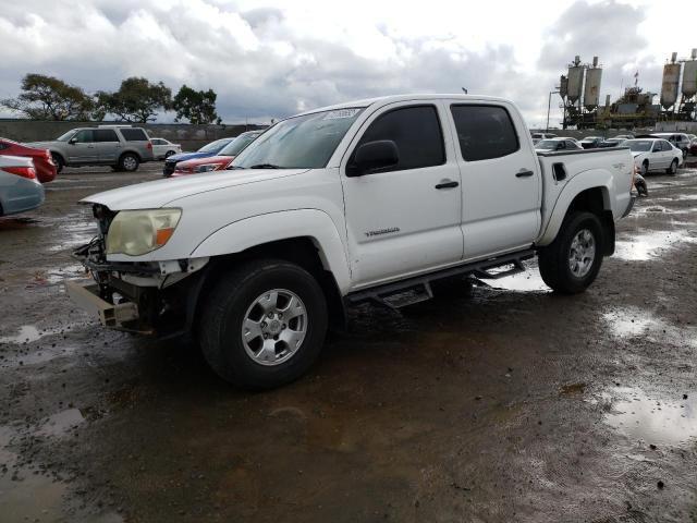 5TELU42N65Z094412 - 2005 TOYOTA TACOMA DOUBLE CAB WHITE photo 1