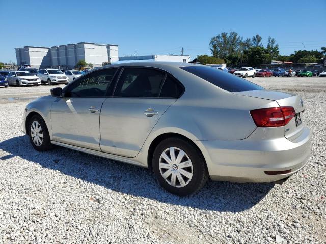 3VW2K7AJ6FM419279 - 2015 VOLKSWAGEN JETTA BASE BEIGE photo 2