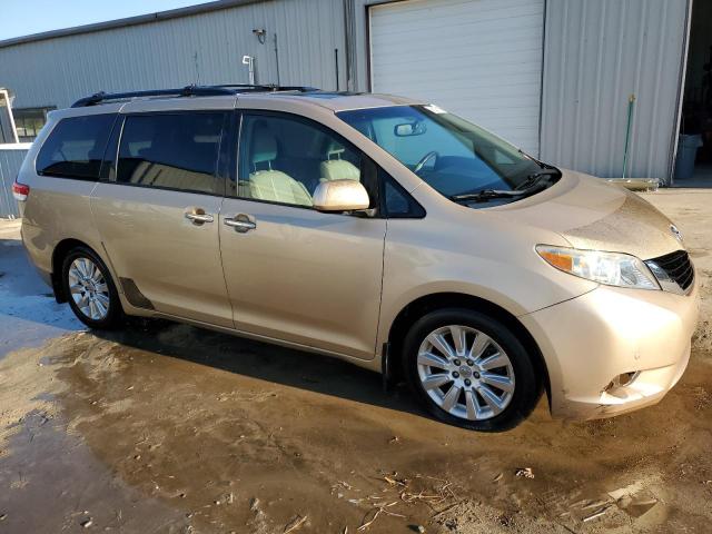 5TDYK3DCXBS063741 - 2011 TOYOTA SIENNA XLE GOLD photo 4