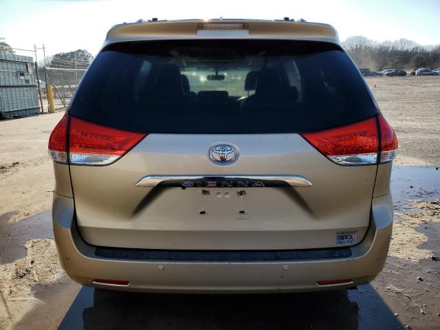 5TDYK3DCXBS063741 - 2011 TOYOTA SIENNA XLE GOLD photo 6