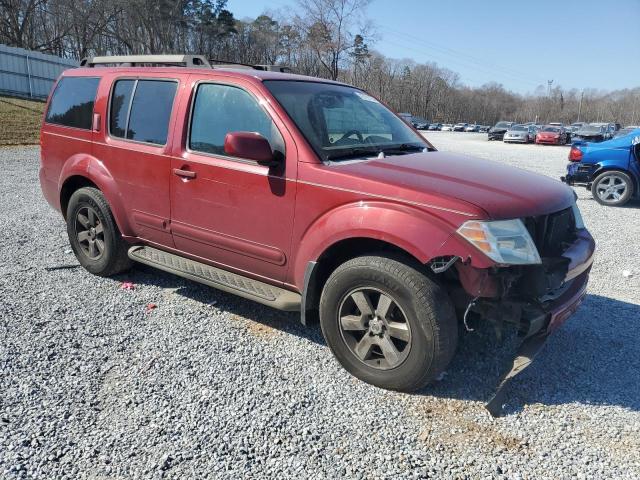 5N1AR18B08C603848 - 2008 NISSAN PATHFINDER S RED photo 4