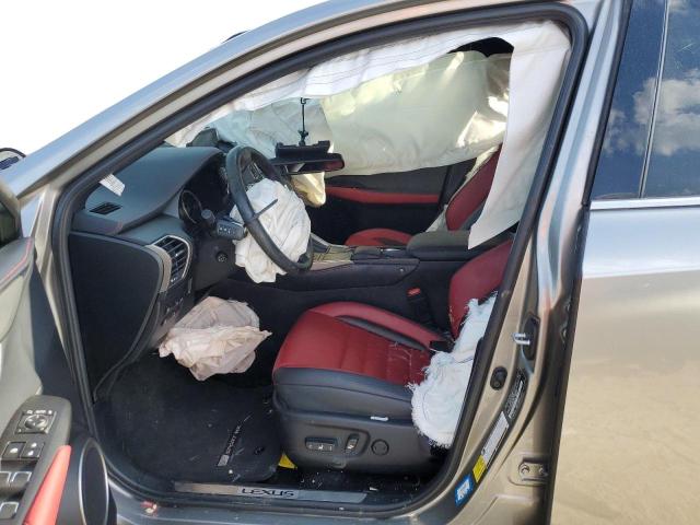 JTJSARDZ7M2263564 - 2021 LEXUS NX 300 BASE ვერცხლისფერი ფოტო 7