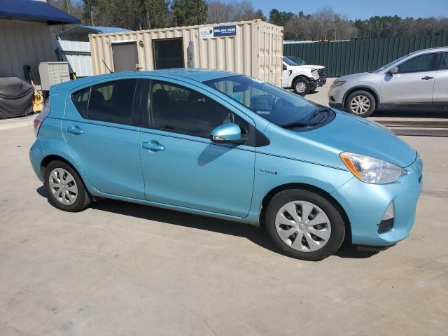 JTDKDTB32D1054292 - 2013 TOYOTA PRIUS C TURQUOISE photo 4