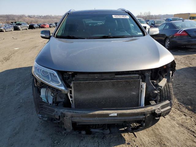 5XYKW4A74EG437317 - 2014 KIA SORENTO SX GRAY photo 5