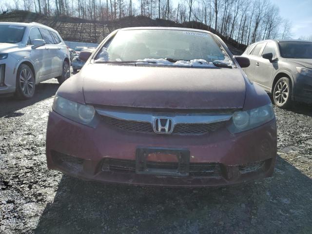 2HGFA16659H541922 - 2009 HONDA CIVIC LX-S BLACK photo 5