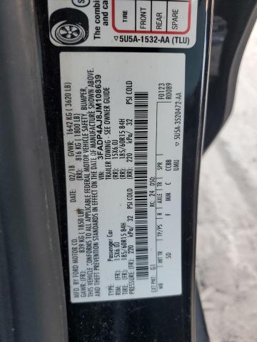 3FADP4AJ8JM108639 - 2018 FORD FIESTA S BLACK photo 12